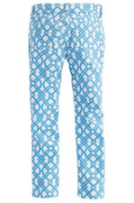  60 NWT VINEYARD VINES Sz16Y GIRL'S LATTICE PRINT 5-POCKET SKINNY DENIM JEANS