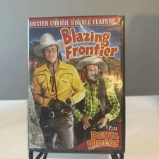 BUSTER CRABBE DOUBLE FEATURE: BLAZING FRONTIER/DEVIL RIDERS NEW DVD