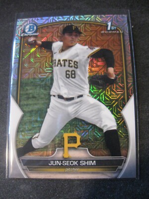 JUN-SEOK SHIM 2023 1st Bowman Chrome Mega Box Prospects #BCP-153