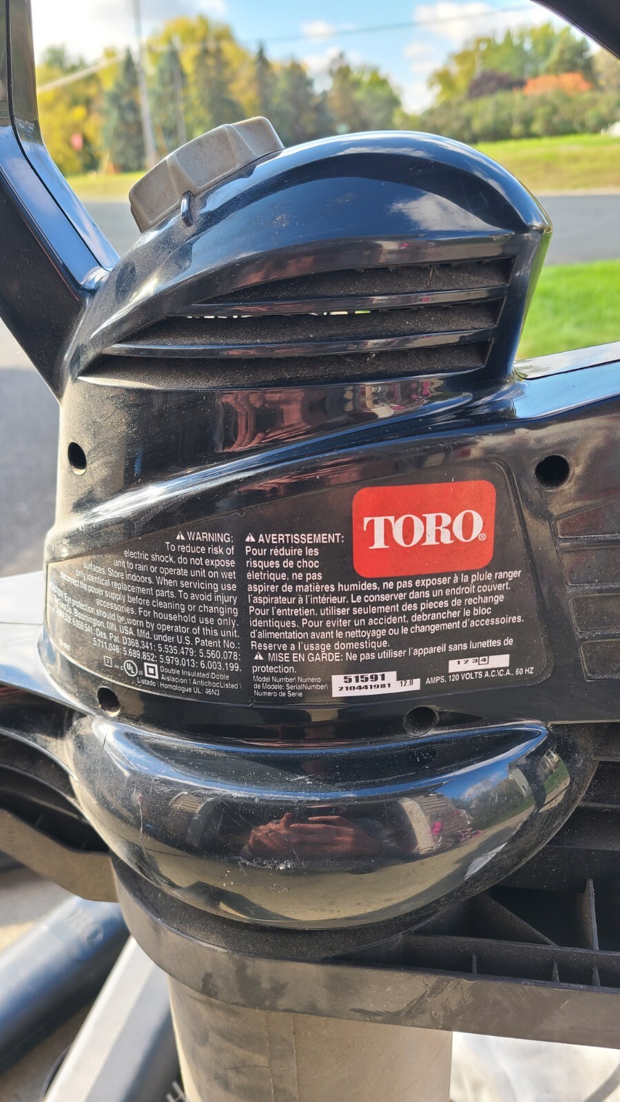 Toro Super Blower Vac 51591 Corded Leaf Blower TESTED Great condition