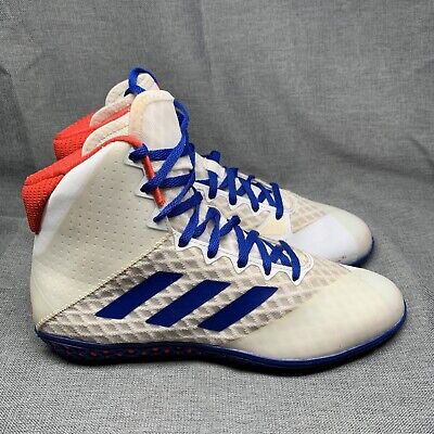 Adidas Mat Wizard 4 Adult Wrestling Shoes BC0533 Men Size 6 White, Blue,  Red | eBay