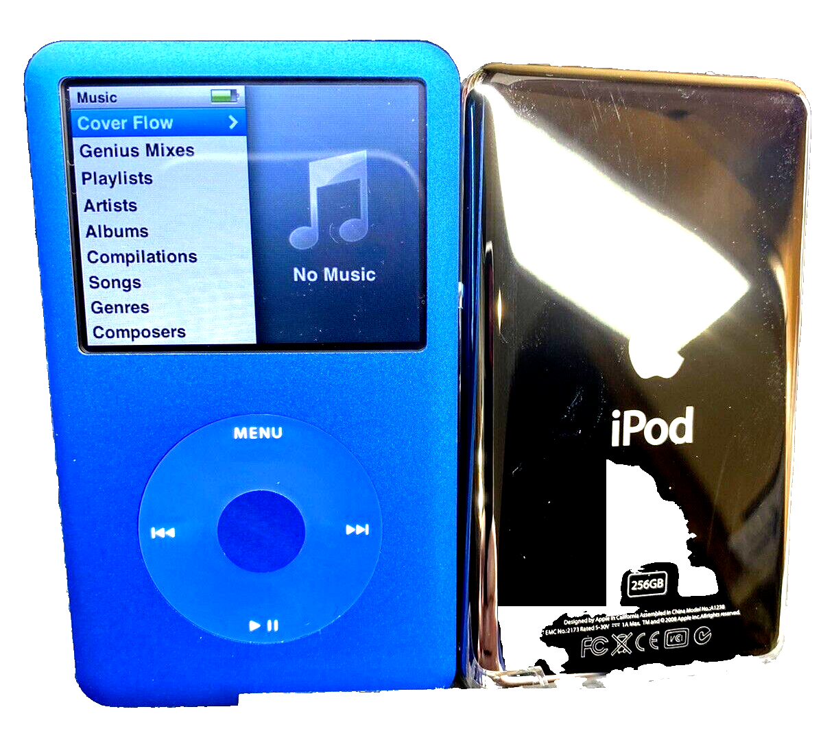 Apple iPod classic 7th Generation Blue/Silver (256 GB) MP3