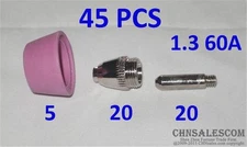 45 PCS 60A SG-55 AG-60 High Frequency AIR Plasma Cutter Torch Consumabes