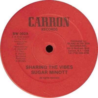 Sugar Minott / Frankie Paul Sharing The Vibes / To Be Vinyl Single 12inch