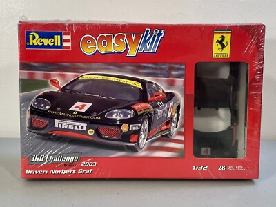 Revell 07137 - 1/32 Easy Kit 360 Challenge 2003 Driver Norbert Graf Ferrari ~NEW