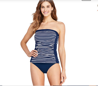 ladies strapless swimsuits