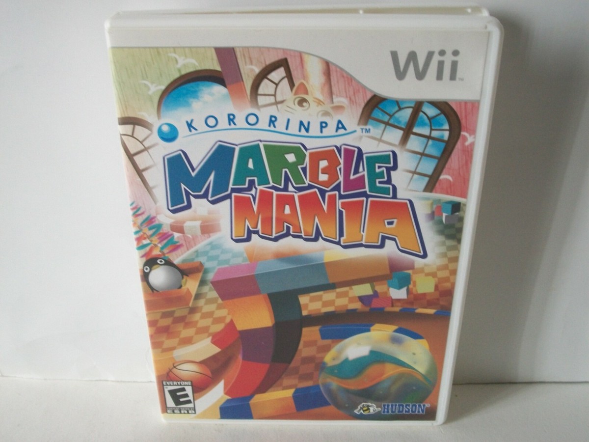Kororinpa Marble Mania Nintendo Wii Game Case Disc Puzzle Hudson