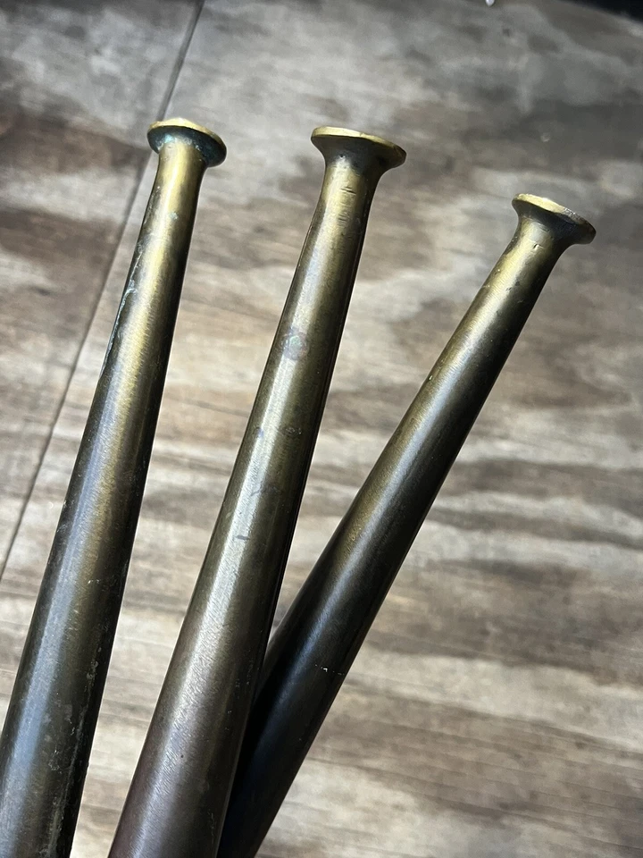 "Patas de mesa boomerang riñón horquilla de metal MCM de colección 13"" Italia" Foto 3 de 4