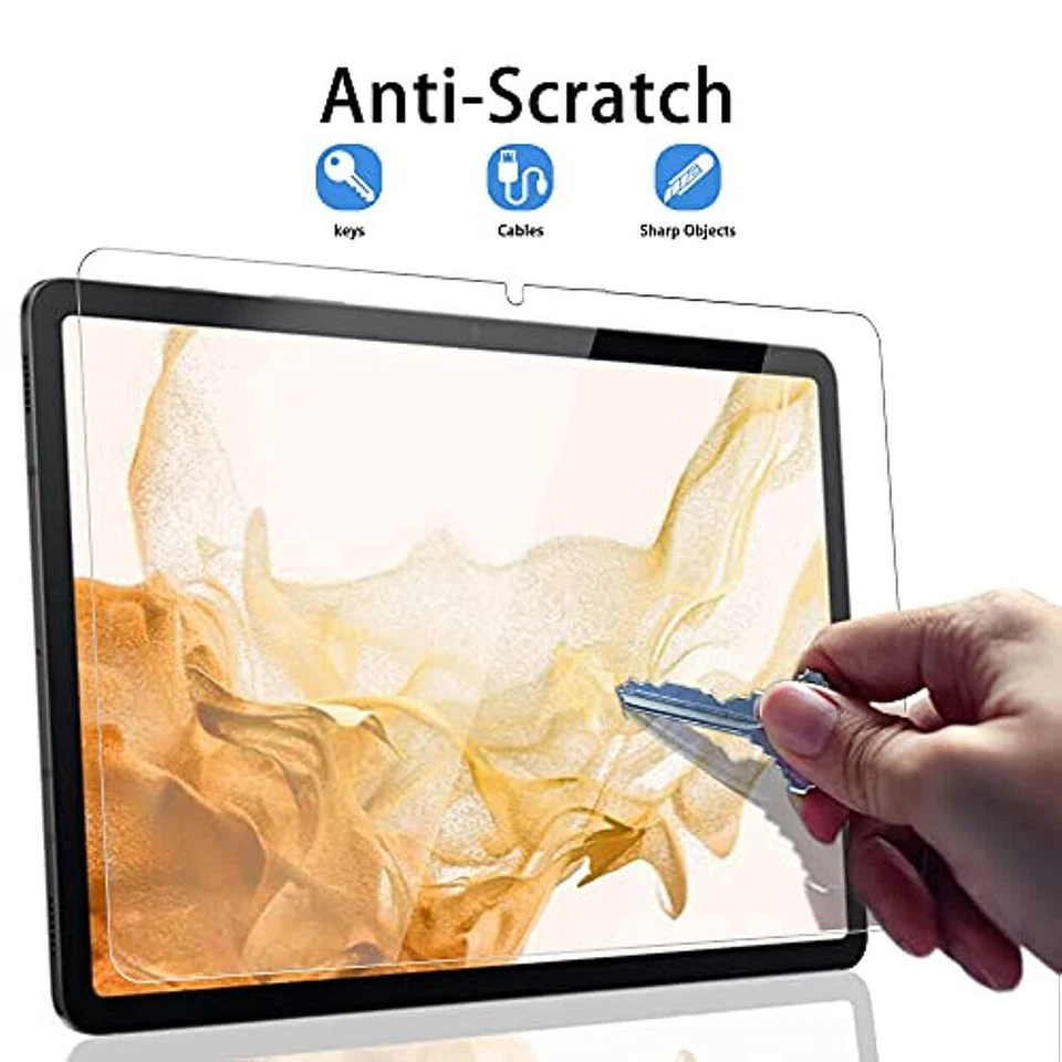 Protector de pantalla de vidrio templado 2 piezas Samsung Galaxy Tab S7 S8 S6 S5e S4 S3 A7 A8 Foto 2 de 4