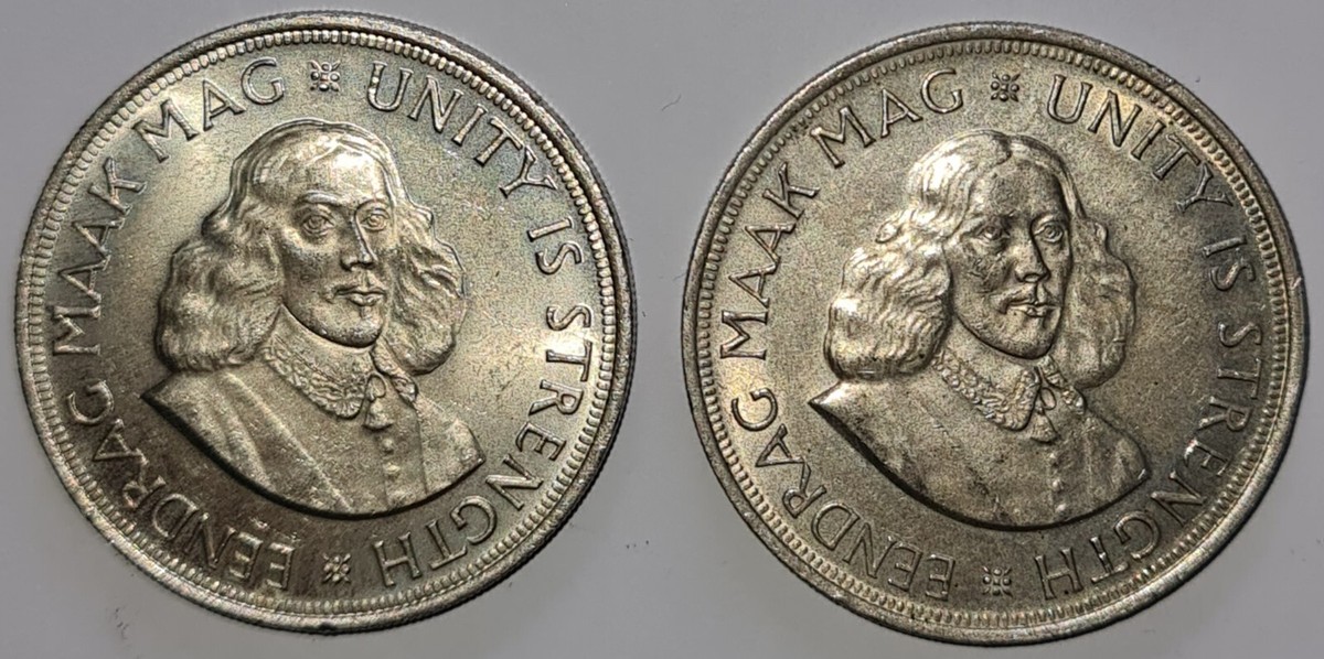 コレクション South Africa 50cents, 1963 South Africa Silver 1963 50 Cents 38.8mm High Grade Mintage