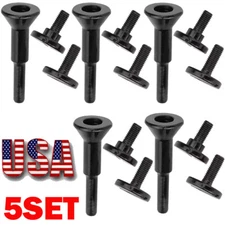 5 Set Cut Off Wheel Disc Mandrel Arbor 1/4" Shafts For Die Grinder Rotary Tools