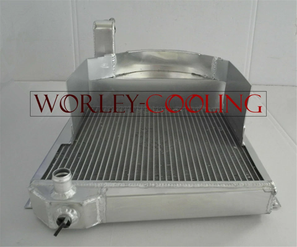 Aluminum radiator for AUSTIN HEALEY SPRITE & MG MIDGET 948-1098 1958-1967 Manual - Imagen 2 de 4