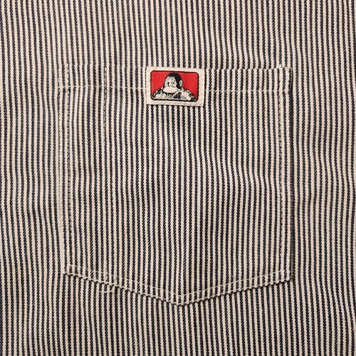 Vintage Ben Davis Men's Button Down Shirt XXXL Hickory Stripe USA 3XL - Picture 6 of 8