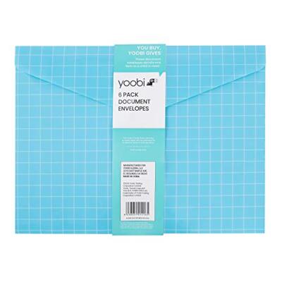  | Document Envelopes | Transluscent Poly Material | Multicolor Variety Pack 