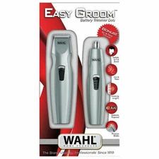 Wahl 5606-1308 Easy Groom Mustache & Beard Battery Trimmer Combo Kit NEW