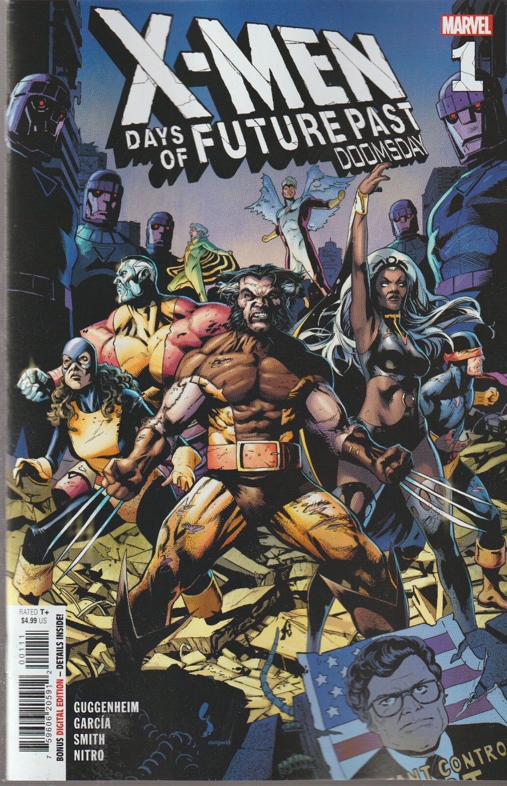 MARVEL COMICS X-MEN DAYS OF FUTURE PAST DOOMSDAY #1 SEPT 2023 1ST PRINT NM