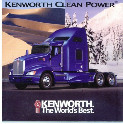 #ad #ad 2007 Kenworth Truck Clean Power System DVD advertising material – PACCAR $21.63