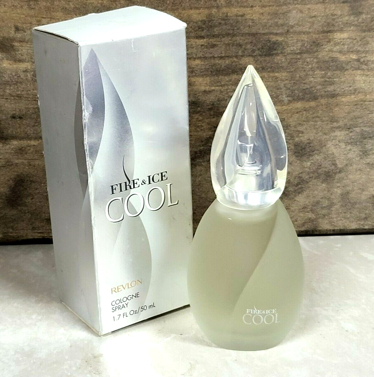 REVLON ~ Fire & Ice COOL Cologne Spray ~ 1.7 oz / 50ml - New in