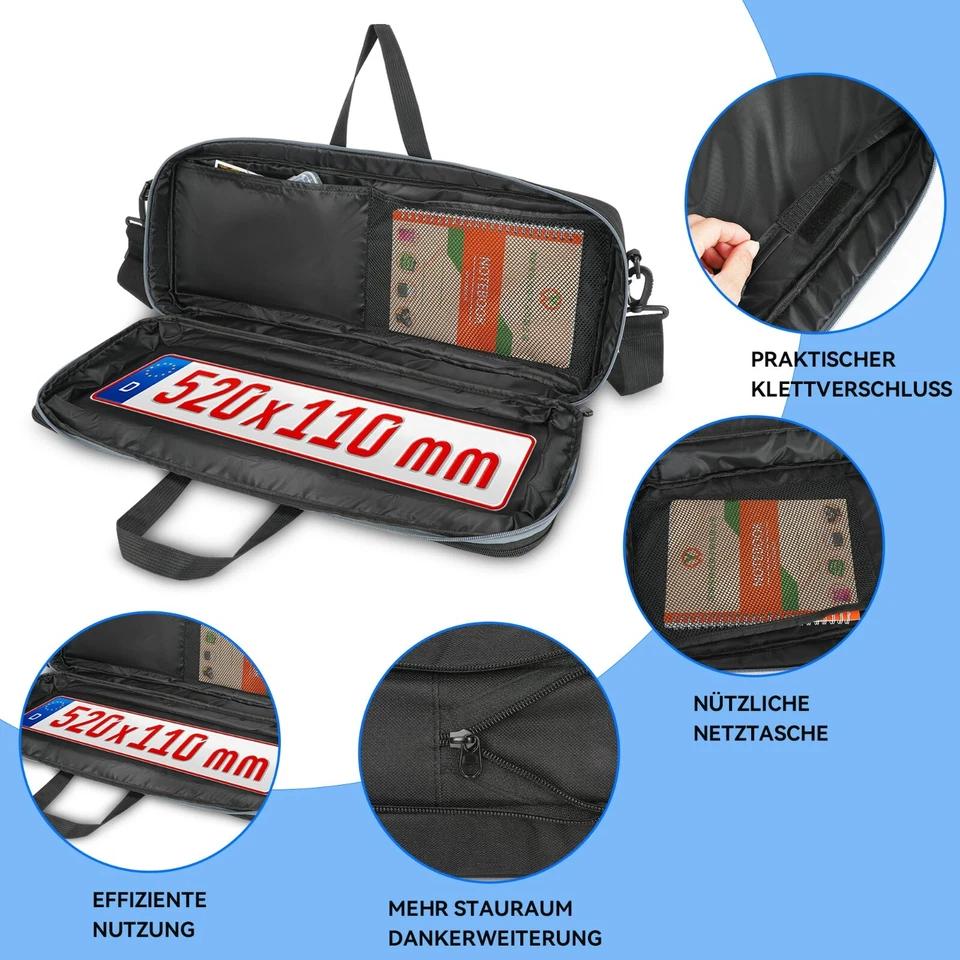 Erweiterbare Kennzeichentasche für KFZ-Händler, Zulassungsdienste & Werkstätten - Bild 4 von 4