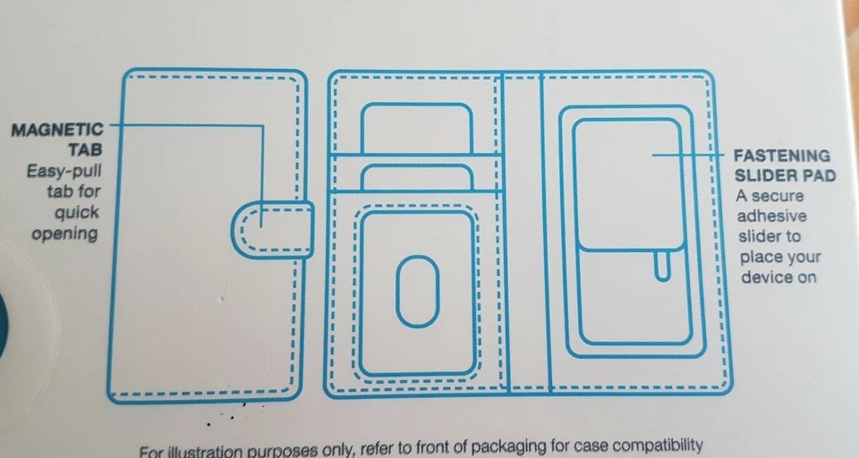  Folio Phone Case CASE IT universal  Black up to 4.7 " - Image 3 of 4