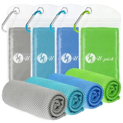 U-pick Cooling Towels Bulk 40"x12" Breathable Microfiber Chill Towel Cooling ...