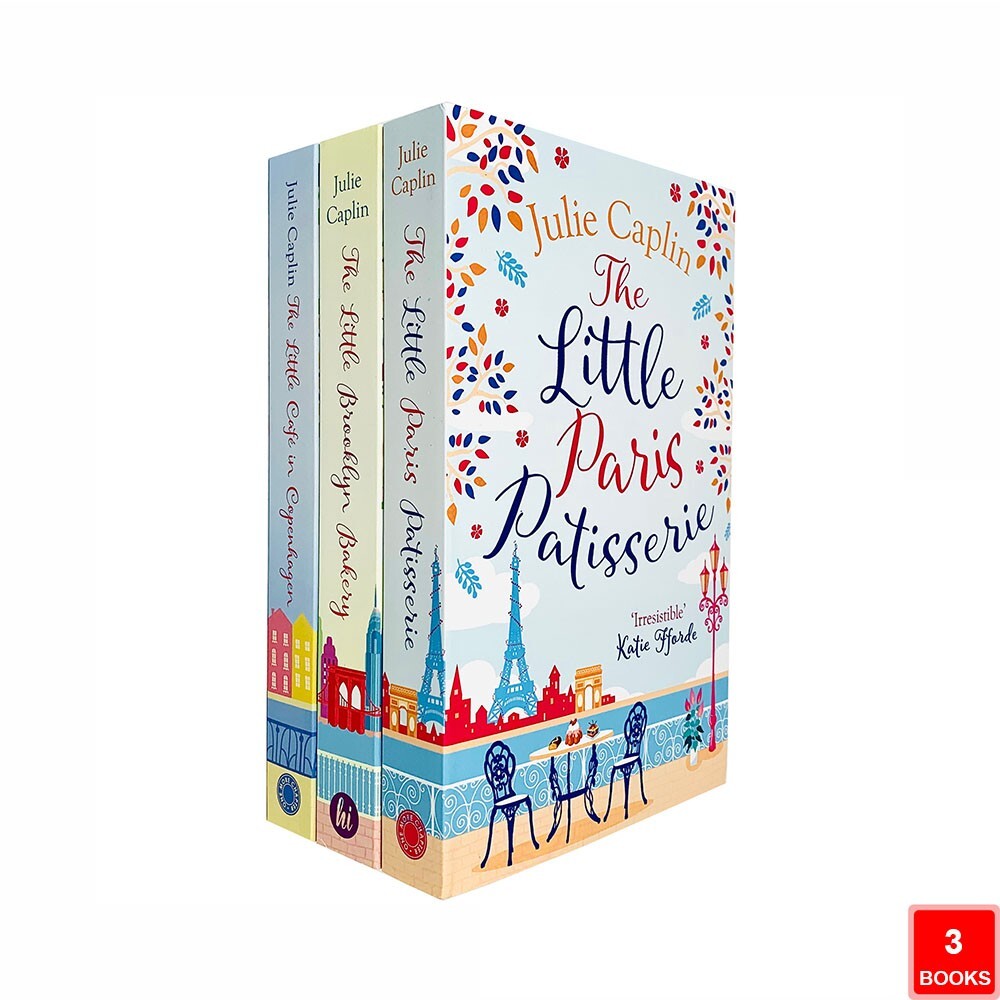 Julie Caplin Romantic Escapes 3 Books Collection Set Little Café in Copenhagen