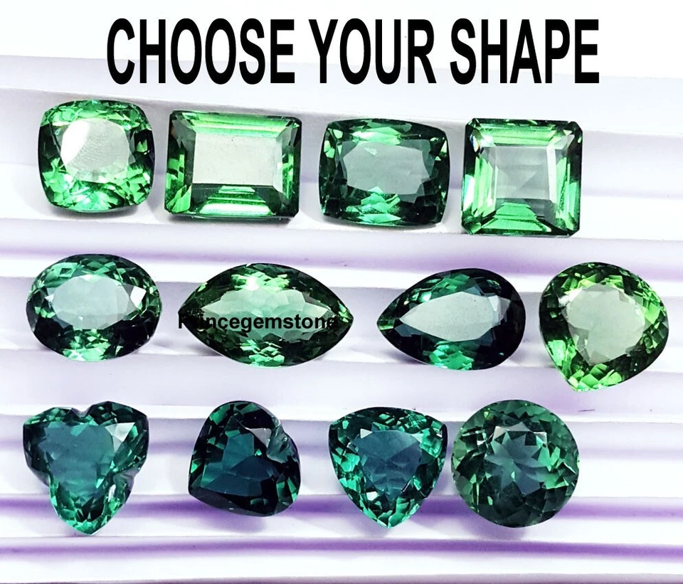 Natural Green Amethyst Between 10 to 12 Ct / 1 Pcs Certified Loose Gemstone - Image 3 of 4