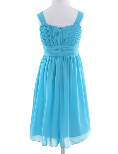 Blumenmädchenkleid Chiffon Prinzessin Kleid Festlich Hochzeit Festzug Partykleid - Bild 10 von 71