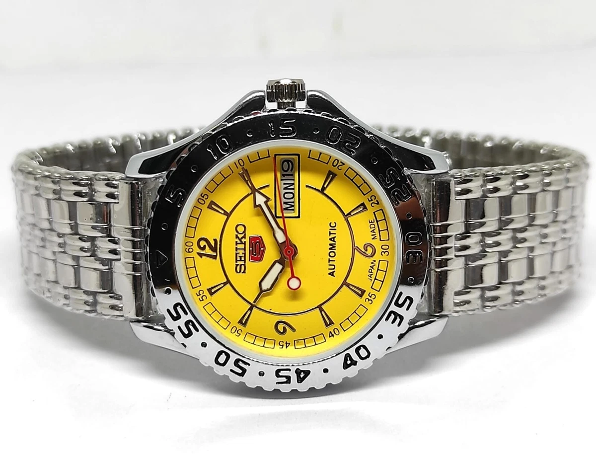 Seiko 5 Automatic Cal.6309 Old gold Color dial Stainless steel man