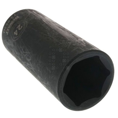DeWALT DWMT73953OSP 24mm Black Deep Impact Socket, 1/2" Drive, 73-953D, 6-Point - Picture 5 of 13
