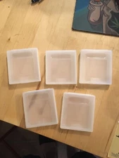 Set Of 5 Protective Plastic game cases For Nintendo Gameboy DMG GBC GBP New