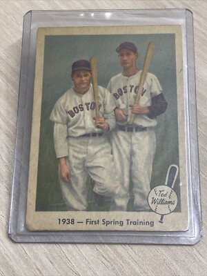 1959 Fleer First Spring Training Red Sox Ted Williams MLB Vintage   Invest