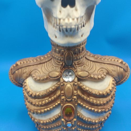 Statua Christian Lacroix 16 in scheletro re illuminato busto 2023 Halloween testata - Foto 5 di 8