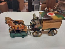 Elastolin Medical wagon pre-WWII 1930's Hausser-Lineol