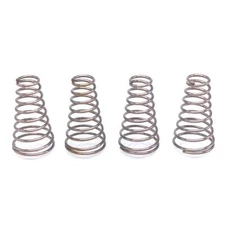4pcs Wire dia 1.0mm Steel Coil Conical Helical Compression Spring Length 25mm