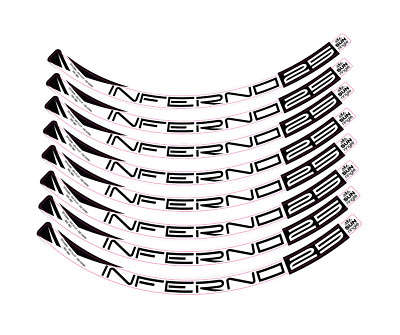 Sun Ringle Inferno 25 26 26er Felgenaufkleber Aufkleber Mountainbike DownHill Mtb Rad