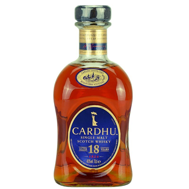 Cardhu 18 Jahre Whisky Schottland 40 - 45 % Vol. Speyside Single Malt