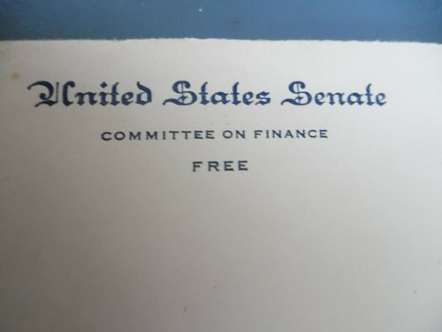 1931 Senate Cover with letter by Walter George Senator from GA - Picture 3 of 4
