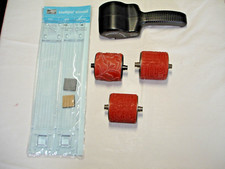 Stampin' Up Stampin' Around Wheel Guide Handle 3 Jumbo Roller Stamps Bundle