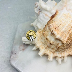 Authentic Vintage Walrus Pin Ballou Gold Plated Ocean Alaska Spirit Animal Brooch 0.5”SM