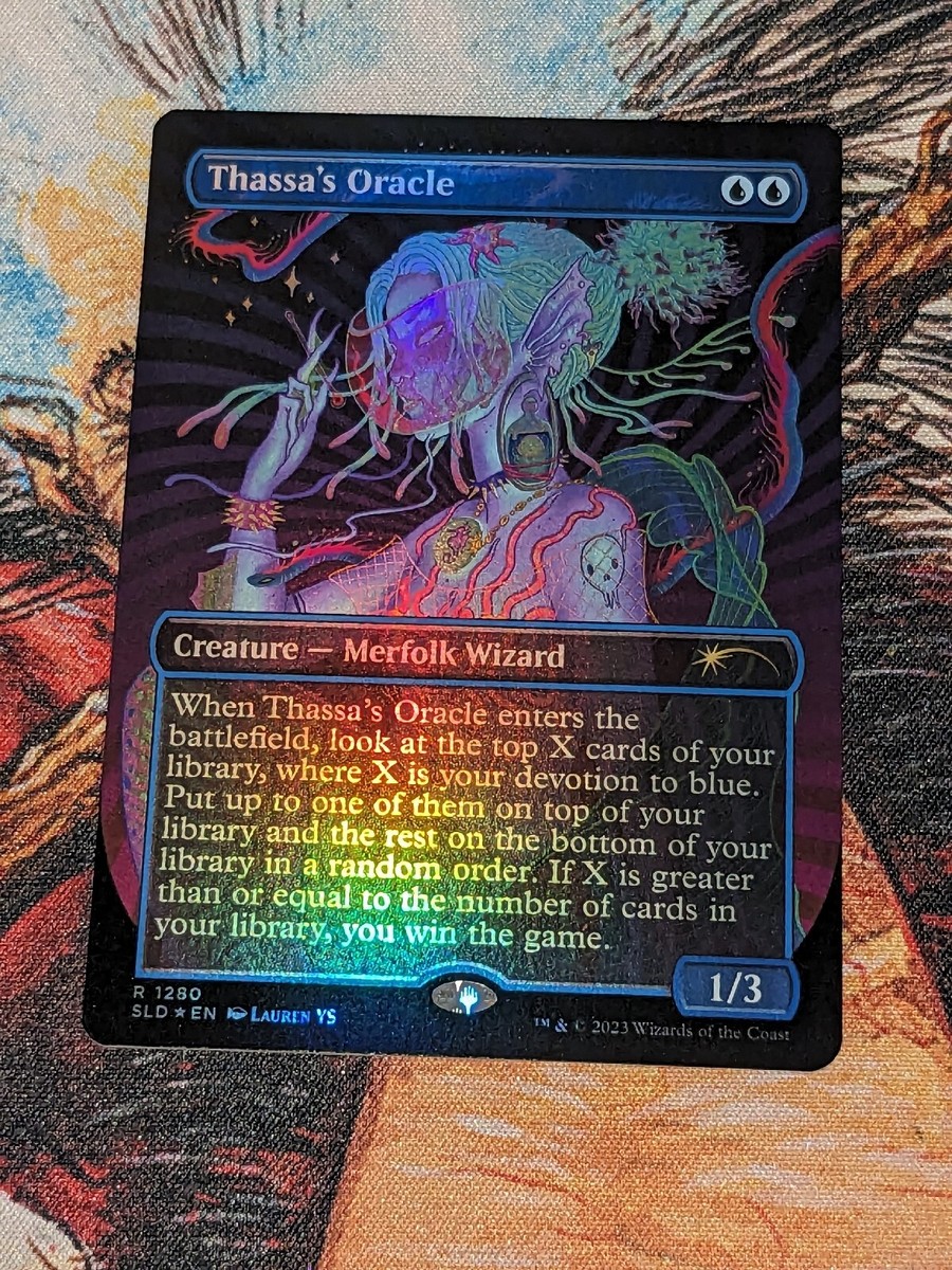 Thassa’s Oracle secret lair版　foil Thassa's Oracle (Secret Lair) (Borderless) | Promo: General