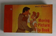 Walt Disney Prod. Cinderella 2 Sided Miniature Moving Picture Flip Book & Pluto