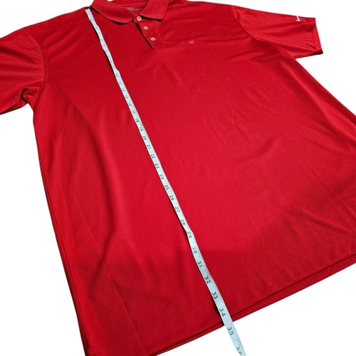Nike Fit Dry Disney Polo Shirt Mens Size 3XL Red Golf Shirt DriFit Short Sleeve - 第 9/10 張圖片