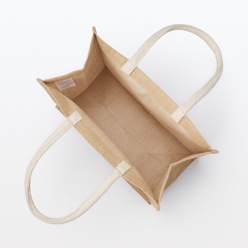 MUJI Square Jute Plant Fiber TOTO Bag 21L A4 Set of 20pcs 83529871 - Picture 3 of 9
