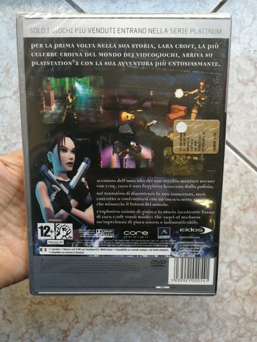 Platinum Lara Croft Tomb Raider The Angel of Darkness PS2 Italian NEW&SEALED - Picture 2 of 4