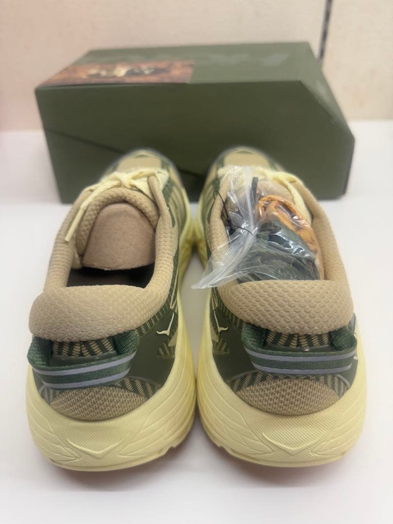 HOKA ONE ONE Sneakers Shoes END mafate speed 2 Green Beige Mesh Men's US9.5 NEW thumbnail 2