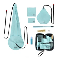 Imelod Saxophone Cleaning kit with Case for Alto Tenor Clarinet Light Blue