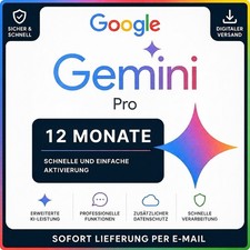 Google AI Pro 12 Monate 2TB Speicher! Gemini ...