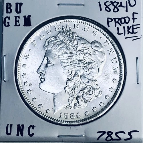 1884 O BU GEM MORGAN SILVER DOLLAR UNC MS+++ U.S. MINT RARE COIN 7855