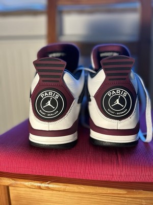 Nike Air Jordan 4 Retro PSG, Größe EUR 45, mit Karton gebraucht Aber Wie Neu